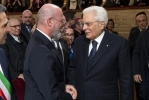 Il Presidente Sergio Mattarella alla cerimonia di inaugurazione di "Parma Capitale italiana della Cultura 2020"