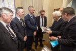 Il Presidente Sergio Mattarella all’inaugurazione della mostra “Parma é la Gazzetta”