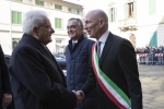 Il Presidente Sergio Mattarella con Luca Salvetti, Sindaco di Livorno,e con Enrico Rossi, Presidente della Regione Toscana in occasione del convegno dal titolo “Ricordare Carlo Azeglio Ciampi, uomo di governo e Capo dello Stato”
