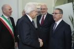 Il Presidente Sergio Mattarella con Claudio Ciampi, figlio del Presidente emerito Carlo Azeglio Ciampi, in occasione del convegno dal titolo “Ricordare Carlo Azeglio Ciampi, uomo di governo e Capo dello Stato”
