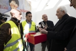 Il Presidente Sergio Mattarella al Museo della Città incontra una rappresentanza di detenuti coinvolti nel progetto “Mi riscatto per Livorno”.
