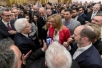  Il Presidente della Repubblica Sergio Mattarella in occasione dell’incontro con una rappresentanza della collettività italiana