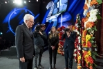 Il Presidente della Repubblica Sergio Mattarella depone una corona al Memoriare dell’Olocausto-Yad Vashem, in occasione della cerimonia del 75° Anniversario della Liberazione di Auschwitz-Birkenau