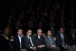 Il Presidente della Repubblica Sergio Mattarella in occasione della celebrazione in onore di Chiara Lubich, nel centenario della sua nascita
