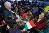 Il Presidente Sergio Mattarella in occasione della cerimonia di inaugurazione di “Padova Capitale europea del Volontariato 2020”