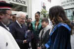 Il Presidente Sergio Mattarella in occasione della cerimonia di inaugurazione dell’anno accademico 2019/2020 dell’Università degli Studi di Teramo 
