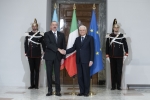 Il Presidente Sergio Mattarella con il Presidente della Repubblica dell’Azerbaigian, S.E. il Signor Ilham Aliyev, in visita di Stato