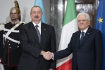 Il Presidente Sergio Mattarella con il Presidente della Repubblica dell’Azerbaigian, S.E. il Signor Ilham Aliyev, in visita di Stato