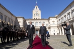 Il Presidente Sergio Mattarella con il Presidente della Repubblica dell’Azerbaigian, S.E. il Signor Ilham Aliyev, al termine della visita di Stato