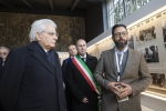 Il Presidente della Repubblica Sergio Mattarella,visita il Museo della Resistenza di Sant’Anna di Stazzema, in occasione della cerimonia per il cinquantesimo anniversario del conferimento della medaglia d’oro al valor militare al Comune di Stazzema
