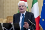 Il Presidente Sergio Mattarella durante l'intervento video all'iniziativa "QualeFuturo"