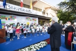 Il Presidente della Repubblica Sergio Mattarella in occasione della cerimonia di commemorazione del Sindaco del Comune di Rocca di Papa, Dott. Emanuele Crestini.
