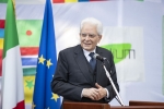 Il Presidente della Repubblica Sergio Mattarella al Centro di spiritualità e convegni “Mondo Migliore” di Rocca dei Papi,in occasione della cerimonia di commemorazione del Sindaco del Comune di Rocca di Papa, Dott. Emanuele Crestini
