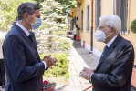 Il Presidente della Repubblica Sergio Mattarella con il Presidente della Repubblica di Slovenia Borut Pahor