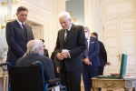 Il Presidente della Repubblica Sergio Mattarella  conferisce a Boris Pahor l’onorificenza di Cavaliere di Gran Croce dell’Ordine al Merito della Repubblica Italiana
