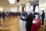  Il Presidente della Repubblica Sergio Mattarella con il Presidente della Repubblica di Slovenia Borut Pahor in occasione della firma del protocollo di restituzione del Narodni Dom