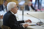 Il Presidente della Repubblica Sergio Mattarella presiede l'Assemblea plenaria del Consiglio Superiore della Magistratura, in occasione del conferimento dell’Ufficio di Primo Presidente della Suprema Corte di Cassazione.
