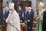 Il Presidente della Repubblica Sergio Mattarella in occasione della Santa Messa in suffragio delle vittime delle stragi di Bologna e di Ustica