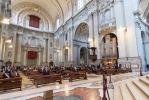 Il Presidente della Repubblica Sergio Mattarella in occasione della Santa Messa in suffragio delle vittime delle stragi di Bologna e di Ustica