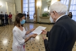  Il Presidente della Repubblica Sergio Mattarella nel corso dell’incontro con i familiari delle vittime del Ponte Morandi