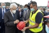 Il Presidente della Repubblica Sergio Mattarella in occasione della cerimonia di inaugurazione del nuovo viadotto sul Polcevera incontra le maestranze