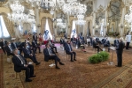 Il Presidente Sergio Mattarella rivolge il suo indirizzo di saluto in occasione dell'incontro con i Presidenti di Regione, nel cinquantesimo anniversario di costituzione delle Regioni a statuto ordinario