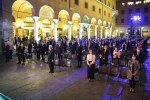 Il Presidente della Repubblica Sergio Mattarella a Ravenna durante la cerimonia inaugurale delle celebrazioni per il 700° anniversario della morte di Dante Alighieri