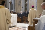 Il Presidente Sergio Mattarella alla Santa Messa in occasione della accensione della Lampada per la pace 
