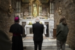 Il Presidente Sergio Mattarella e la Signora Laura Mattarella, a Loreto, per la celebrazione giubilare in occasione della accensione della Lampada per la pace 
