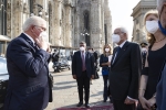 Il Presidente Sergio Mattarella e la Sig.ra Laura, con il Presidente della Repubblica Federale di Germania Frank-Walter Steinmeier,in visita ufficiale
