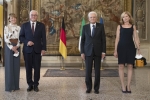 Il Presidente Sergio Mattarella e la Sig.ra Laura, con il Presidente della Repubblica Federale di Germania Frank-Walter Steinmeier e la Signora Elke Büdenbender a Milano, in visita ufficiale.
