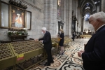 Il Presidente Sergio Mattarella e la Sig.ra Laura, con il Presidente della Repubblica Federale di Germania Frank-Walter Steinmeier e la Signora Elke Büdenbender in visita al Duomo di Milano
