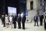 Il Presidente Sergio Mattarella e la Sig.ra Laura, con il Presidente della Repubblica Federale di Germania Frank-Walter Steinmeier e la Signora Elke Büdenbender, in occasione del panel di studio dal titolo “La rinascita al tempo del Covid”
