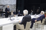 Il Presidente Sergio Mattarella e il Presidente della Repubblica Federale di Germania Frank-Walter Steinmeier in occasione del panel di studio dal titolo “La rinascita al tempo del Covid”
