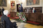 Il Presidente Sergio Mattarella nell’Aula Magna dell’Università degli Studi di Sassari,in occasione della cerimonia di commemorazione del 10° anniversario della morte del Presidente emerito della Repubblica, Sen. Prof. Francesco Cossiga
