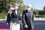 Il Presidente Sergio Mattarella con il Presidente della Confederazione Svizzera, S.E. la Signora Simonetta Sommaruga,in visita ufficiale.
