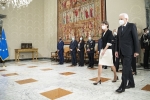 Il Presidente Sergio Mattarella con il Presidente della Confederazione Svizzera, S.E. la Signora Simonetta Sommaruga,in visita ufficiale.
