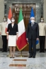 Il Presidente Sergio Mattarella con il Presidente della Confederazione Svizzera, S.E. la Signora Simonetta Sommaruga,in visita ufficiale.
