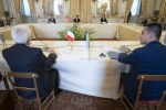 Il Presidente Sergio Mattarella con il Presidente della Confederazione Svizzera, S.E. la Signora Simonetta Sommaruga,in visita ufficiale.
