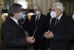 Il Presidente Sergio Mattarella con il  Maestro Riccardo Muti