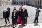 Il Presidente Sergio Mattarella con il Presidente della Repubblica Ellenica, S.E. la Signora Katerina Sakellaropoulou, in visita ufficiale