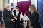 Il Presidente Sergio Mattarella incontra una rappresentanza di studenti, in occasione della cerimonia di inaugurazione dell’Anno Accademico 2020/2021 dell’Università degli Studi di Macerata
