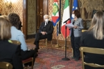 Il Presidente Sergio Mattarella incontra le vincitrici della XXXII edizione del Premio promosso dalla Fondazione Marisa Bellisario
