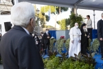 Il Presidente Sergio Mattarella alla cerimonia conclusiva dell’incontro internazionale di preghiera per la pace tra le grandi religioni mondiali dal titolo “Nessuno si salva da solo – pace e fraternità"
