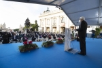 Il Presidente Sergio Mattarella alla cerimonia conclusiva dell’incontro internazionale di preghiera per la pace tra le grandi religioni mondiali dal titolo “Nessuno si salva da solo – pace e fraternità" 
