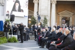 Il Presidente Sergio Mattarella alla cerimonia conclusiva dell’incontro internazionale di preghiera per la pace tra le grandi religioni mondiali dal titolo “Nessuno si salva da solo – pace e fraternità" 
