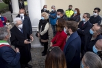 Il Presidente della Repubblica Sergio Mattarella al cimitero di Castegnato
