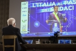 Il Presidente della Repubblica Sergio Mattarella in videoconferenza alla sessione di apertura della XXXVII Assemblea annuale ANCI
