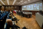 Il Presidente Sergio Mattarella alla sede del Comando Operativo di vertice Interforze in occasione del collegamento in videoconferenza per rivolgere gli auguri ai contingenti militari italiani impegnati nei teatri di operazioni internazionali
