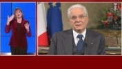 Messaggio di fine anno del Presidente della Repubblica Sergio Mattarella (Linguaggio LIS)